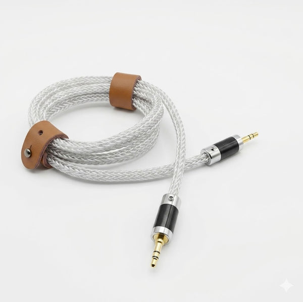 Câble Audio Jack 3,5mm Cuivre Monocristallin OCC 16 Brins